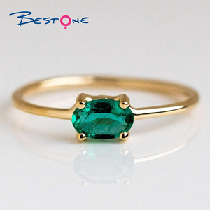 Vierklauwzetting Multi Color Cz Diamant Wijsvinger Ringen Rvs Zirkoon Geboortesteen Staart <span class=keywords><strong>Ring</strong></span> Sieraden - Product Image 5