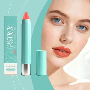 Crayon <span class=keywords><strong>à</strong></span> <span class=keywords><strong>lèvres</strong></span> doux et lumineux OEM, teinte <span class=keywords><strong>rose</strong></span>, longue tenue, texture légère pour un usage quotidien, couleur naturelle et fini lisse - Product Image 1