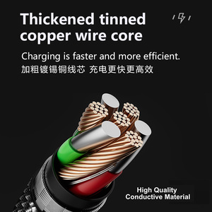 Mới Đến USB Nhanh Chóng Sạc Cáp 8Pin Chiếu Sáng Hiển Thị Kỹ Thuật Số Pd Sạc Cho Iphone 13 14 TPE Áo Khoác Cáp Dữ Liệu - Product Image 4