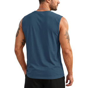 Surfing Paradise California LA Débardeur sans manches pour homme, noir, imprimé, col rond, décontracté, vêtements de plage, polyester tricoté - Product Image 4
