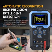 Para FNIRSI Multímetro inteligente antiquemaduras de alta precisión Equipo de prueba de pantalla digital automático multifuncional