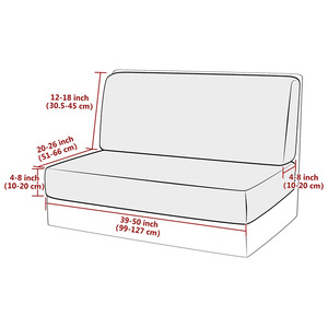 <span class=keywords><strong>Fundas</strong></span> de cojín de asiento individual súper elásticas <span class=keywords><strong>Fundas</strong></span> de sofá - Product Image 2
