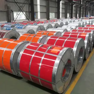 루핑 재료 색상 코팅 Pppgi 큰 주식으로 미리 그린 아연 도금 강철 코일 - Product Image 4