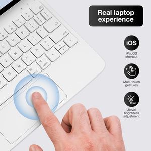 Nouvel étui clavier magnétique flottant sans fil avec pavé tactile multi-touch intégré USB Type-C ultra-fin <span class=keywords><strong>pour</strong></span> iPad 10,9 pouces 10e/11e génération - Product Image 4