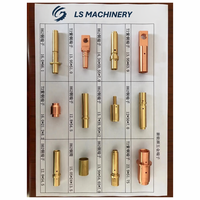 Perni di sicurezza in rame per connettori elettrici maschio a testa di pistola per colonnine di ricarica di nuova generazione, finitura lucida, modello LL-01-020