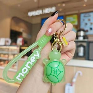 Glow-in-the-dark Turtle Keychain Cartoon Turtle Car <b>Key</b> <b>Chain</b> Exquisite Backpack Gift Small Pendant - Product Image 2