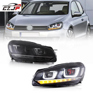 Proiettore doppio fascio fari con occhi demone nero per <span class=keywords><strong>Volkswagen</strong></span> <span class=keywords><strong>Golf</strong></span> 6Th Gen Mk6a6 Typ 5K <span class=keywords><strong>2008</strong></span> 2009 2010 2011 2012 13 14 - Product Image 2