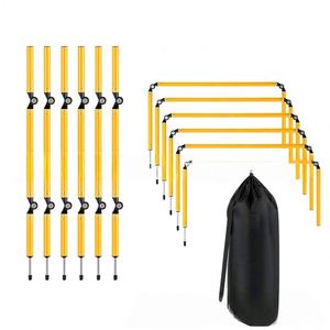 Ensemble de piquets d'entraînement détachables - Piquets d'agilité portables pour le football et le basketball avec pointes de fixation au sol pour les exercices de dribble - Product Image 5