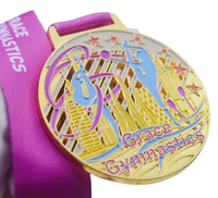 Médailles et trophées de gymnastique personnalisés Grace pour la musculation, la danse et la gymnastique rythmique artistique aux États-Unis