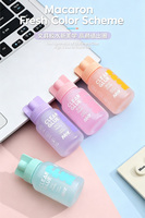 Colle liquide transparente couleur macaron, écologique et lavable, pour loisirs créatifs enfants, école, bureau, papeterie, logo OEM