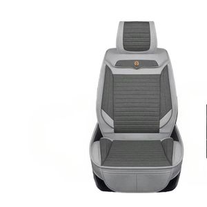 Coprisedile Universale in Lino per <span class=keywords><strong>Auto</strong></span>, Cuscino Anteriore e <span class=keywords><strong>Posteriore</strong></span> Confortevole, Ventilato e Traspirante, <span class=keywords><strong>Protezione</strong></span> per Audi A3/A4 - Product Image 1