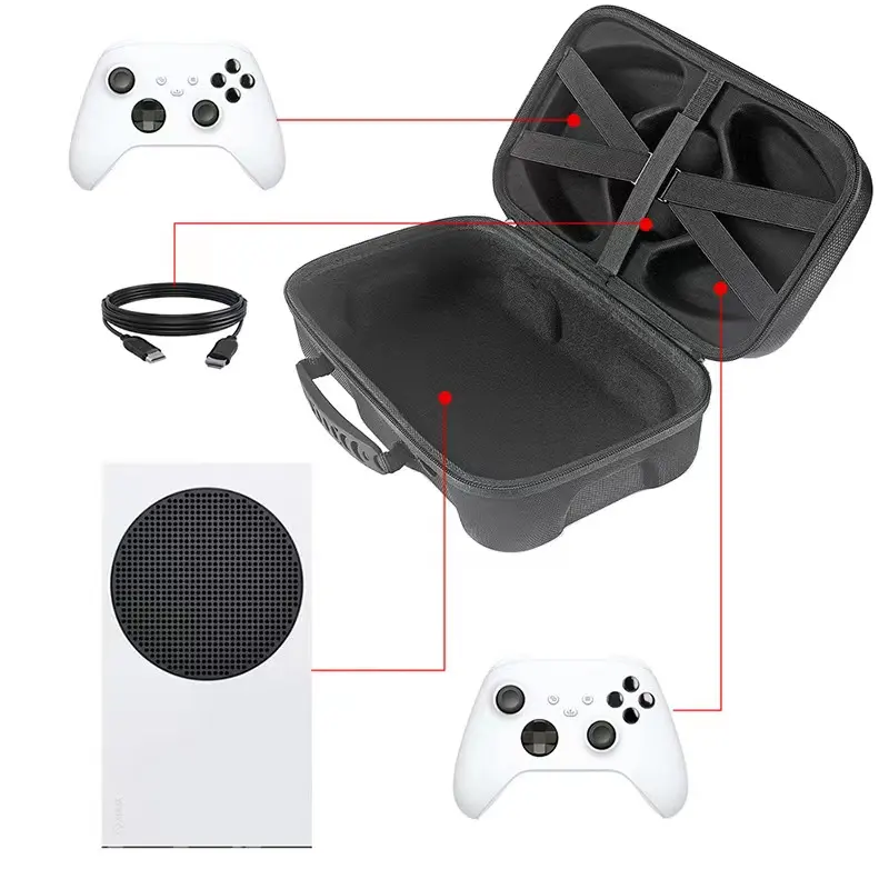 Caja de almacenamiento para consola de juegos, paquete de almacenamiento para Switch, Xbox Series X, EVA