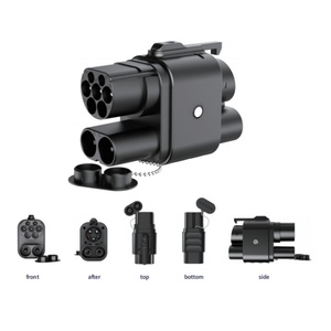 Nouveaux connecteurs GBT Type EV Adaptateur de prise CCS2 à CCS1 avec prises et entrées de commutation compatibles avec les chargeurs EV - Product Image 1