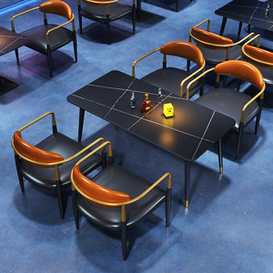 Conjunto de Mesa y Sillas Estilo Cyberpunk para KTV, Muebles de Alta Gama para Bares Musicales y Salones, para Uso Comercial, Muebles para Bares de Hotel - Product Image 3