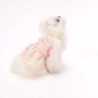 Nouvelle Robe Princesse Rose Originale pour Chiens de Petite Taille – Gilet Classique Respirant sans Manches en Polyester Uni pour l'Été – Idéal pour Maltese et Yorkshire