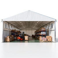 Tenda Modulare in Alluminio a Grande Campata per Stoccaggio di Minerali in Sud America