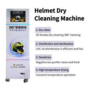 Máquina Expendedora de limpieza de desinfección de vapor de alta temperatura automática inteligente para casco de bicicleta y motocicleta - Product Image 3