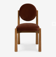 Chaises de salle à manger FERLY en bois massif, style moderne et luxueux, pour la maison, les salons, les restaurants et les bureaux à domicile.