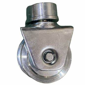 Schiebetür-Rad Lenkrolle Edelstahl 360 Grad Drehbares Rollenrad für Schiebetüren und Tore - Product Image 2