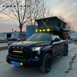 Camper amovible pour camion, type pop-up, en aluminium, à parois souples, compatible avec les bacs de camion Toyota Tundra de 5,5 pi, 6 pi et 6,5 pi - Product Image 1