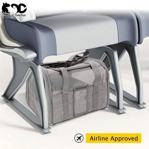 Échantillon gratuit : Sac de transport multifonctionnel pour animaux de compagnie, approuvé par les compagnies aériennes, respirant, avec ventilation à 4 directions - Product Image 5