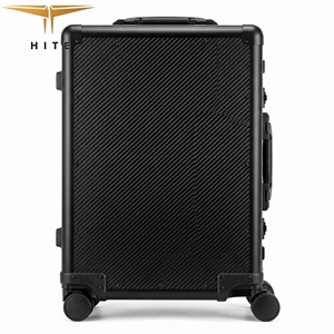 Valise de cabine 20 pouces 100% fibre de carbone, coque rigide, ultra légère, valise de voyage de haute qualité, personnalisable - Product Image 1