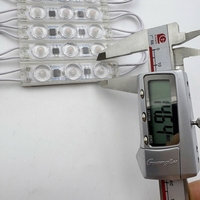 Module LED SMD 3030 3 LED 2W AC 110V 220V pour enseigne lumineuse à réflexion diffuse avec lentille, module de rétroéclairage LED étanche pour enseigne
