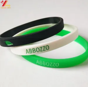 Brindes promocionais corporativos com altas vendas internacionais - Pulseira/pulseira de silicone de resina personalizada barata personalizada de moda em promoção