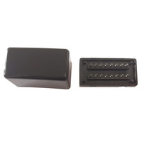 MINI carcasa de enchufe OBDII, conector OBD2 de 16 Pines, adaptador OBD II, conector J1962, color negro, 327
