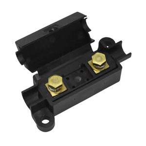 Caja de Fusibles Universal para Aire Acondicionado de Automóvil, <span class=keywords><strong>Portafusibles</strong></span> de 1 Vía con Perno de Horquilla Pequeño, Base de Fusibles de 60V 36V 24V 12V, Color Negro ANS-H2 - Product Image 3