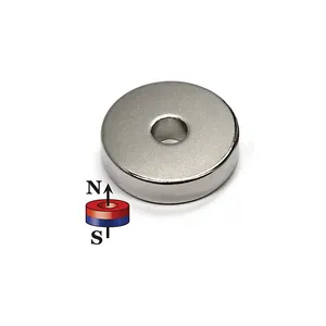 圆形稀土强力钕铁硼镓金属磁性扬声器圆盘环形钕磁铁
