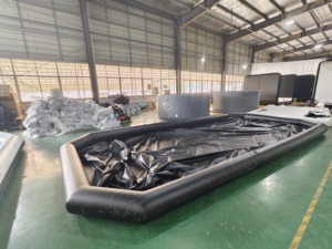 Dock de yacht gonflable mobile, plateforme flottante pour <span class=keywords><strong>bateau</strong></span> en PVC résistant aux UV pour l'amarrage de yachts de luxe - Product Image 3