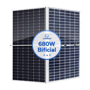 144 hücreleri 550W 600W Mono PV panelleri Bifacial paneli güneş/yüksek modül verimliliği 660w 670w 680w 690w 700w GÜNEŞ PANELI - Product Image 4