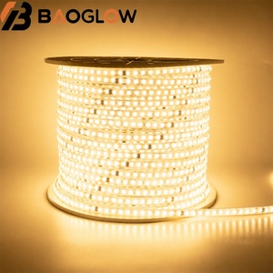 ไฟ LED แถบกันน้ำ IP68 สีวอร์มไวท์ 220V สำหรับตกแต่งวันหยุด คริสต์มาส งานเทศกาล งานแต่งงาน สวน และแคมป์ปิ้ง - Product Image 6