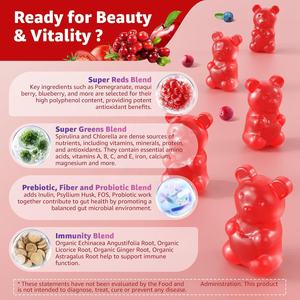 Vitadiscovery סוכר חינם סופר מגומי תוספת למבוגרים 40 + שטחי פוליפנול סלק שורש אבקת תמיכה נוגדת חמצון - Product Image 5