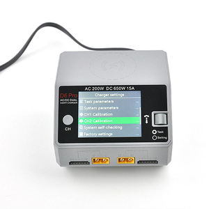 Chargeur d'équilibrage intelligent D6 300W 650W double canal 15A 6S LiPo LiHV Li-ion pour batteries de drones FPV, directement de l'usine - Product Image 2