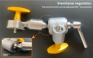 Dukungan kepala bedah Universal paduan Aluminium terjangkau sandaran kepala Mayfiled tiga titik penjepit tengkorak - Product Image 5