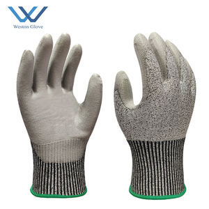WESTON Level 5 Schnitt feste Handschuhe mit PU-Griff Palm-beschichteten Strick handschuhen - Product Image 2