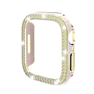 <span class=keywords><strong>Funda</strong></span> de reloj de diamantes de lujo para mujer para <span class=keywords><strong>Apple</strong></span> <span class=keywords><strong>Watch</strong></span> Ultra 2 4 6 8 10 SE Series Protector <span class=keywords><strong>Funda</strong></span> de parachoques para IWatch 40 42 44 49mm - Product Image 6