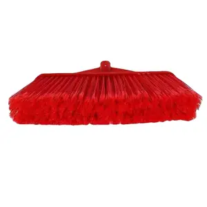 Golden Triangle Five Rows Hard Wool Plastic High Quality Broom For Home School Sanitation Broom Floor Sweeping Tissue Broom Head