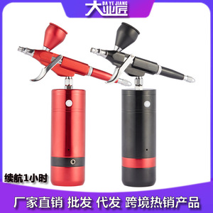 Aérographe électrique avec pompe, alimenté par batterie, vitesse réglable, portable, pour travaux d'art, coloration de modèles, beauté, tatouage, impression - Product Image 3