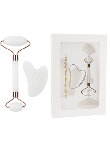 <span class=keywords><strong>Rodillo</strong></span> Facial y Piedra Gua Sha de <span class=keywords><strong>Cuarzo</strong></span> <span class=keywords><strong>Rosa</strong></span> Natural - Herramienta de Masaje Facial y Corporal Blanqueadora y Antienvejecimiento - Product Image 3