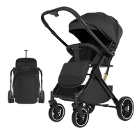 Poussette de voyage légère et facile à plier pour enfants landau bon marché pliable à une main fabriqué en Chine
