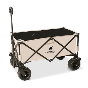 Carrito de Compras Plegable para Exteriores, Carrito de Playa Resistente, de Gran Capacidad, con Ruedas con Freno, para Camping - Product Image 5