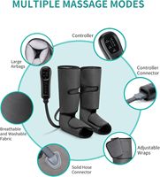 Masajeador de Piernas por Compresión de Aire con Control Manual, 2 Modos, 3 Intensidades para Relajación y Circulación, Compatible con FSA y HSA