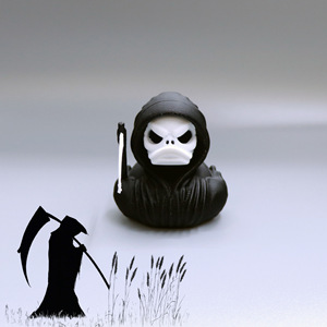 Adorno de Halloween con forma de pato Grim Reaper, decoración con forma de animal impresa en 3D, regalo para adultos - Product Image 2