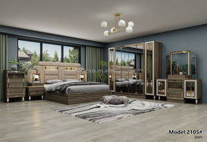 Diseño moderno precio barato vidrio espejado uso en el hogar elegante <span class=keywords><strong>jordans</strong></span> muebles de dormitorio conjuntos - Product Image 5