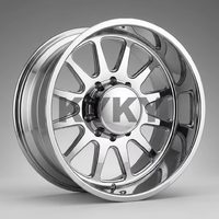 Jantes forgées multi-rayons de style KG directionnelles, motif H, 20-30 pouces pour Toyota Tundra Platinum Ford F350