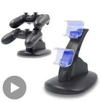 Station de charge pour manettes Dualshock 4 PS4 Pro Slim