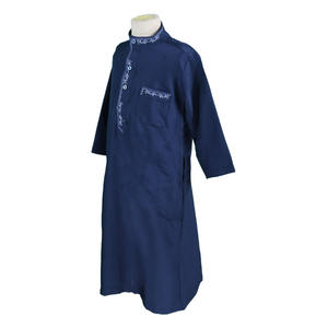 2024 Ventas directas de fábrica Moda Empalme de alta calidad Venta buena árabe Thobe <span class=keywords><strong>Alharamain</strong></span> Jubba para niño - Product Image 3